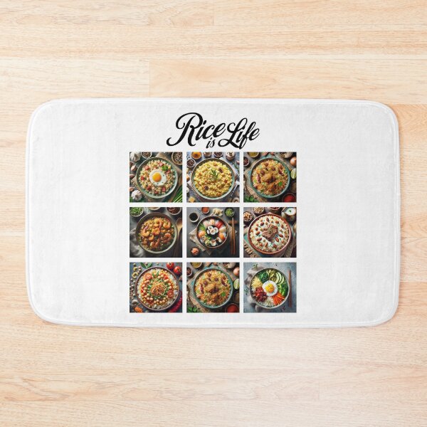 Item preview, 3x3 Grid Design - Rice is Life designed and sold by nature. electrified..