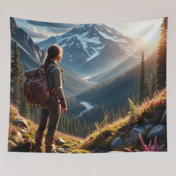 Item preview, Hikers Heaven-Hiking the Cascades designed and sold by ACuriousshoppe.