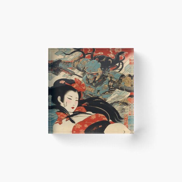 Item preview, Robot Shunga Imitation Japanese Erotica #2 designed and sold by NickWhittleArt.