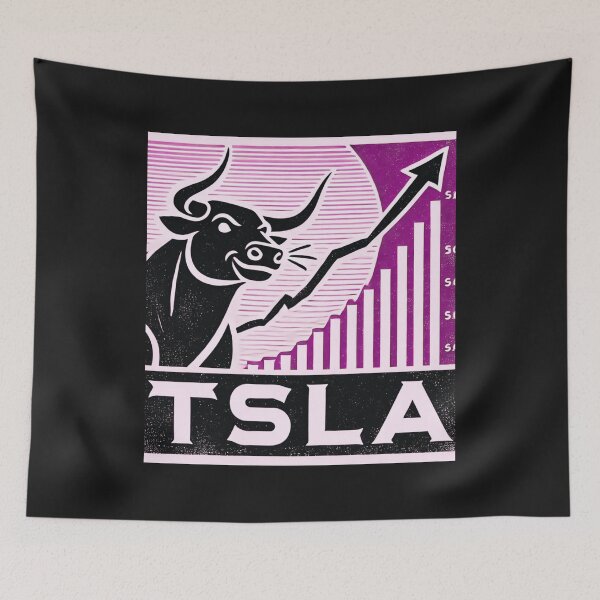 Item preview, tsla stock designed and sold by TEEJAMBOREE.