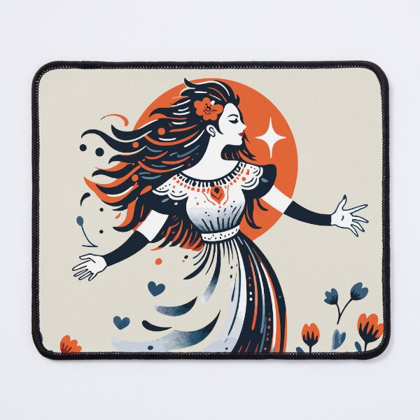 Item preview, Dancing woman, Folk designed and sold by BestRebel.