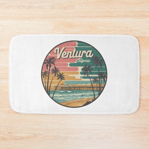 Item preview, Ventura, California - Retro Coastal Paradise designed and sold by CircinusStore.