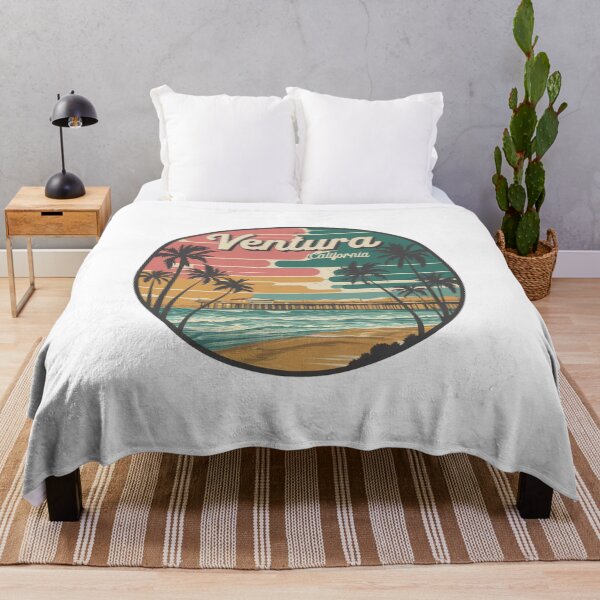 Item preview, Ventura, California - Retro Coastal Paradise designed and sold by CircinusStore.