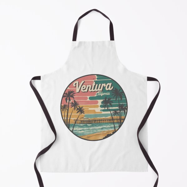 Item preview, Ventura, California - Retro Coastal Paradise designed and sold by CircinusStore.