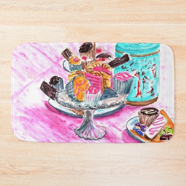 Item preview, Pretty in Pink Cakes Still Life designed and sold by LymphomaLass.
