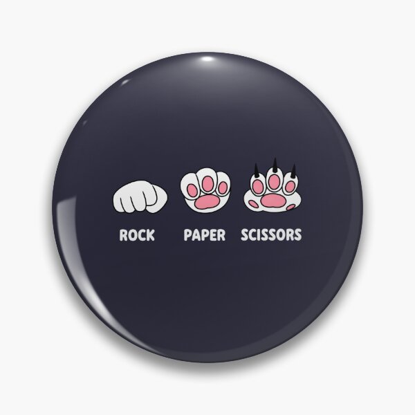 Item preview, rock paper scissors cat paw designed and sold by jkrphoto.