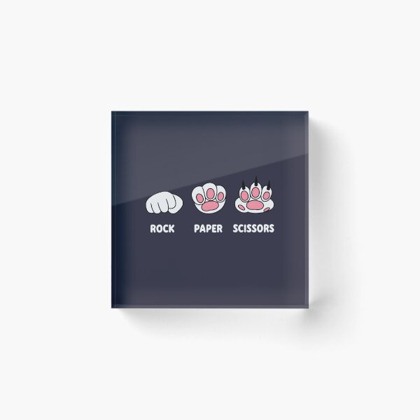 Item preview, rock paper scissors cat paw designed and sold by jkrphoto.