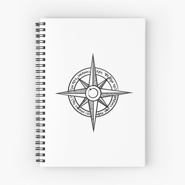 Item preview, I seek and I yearn: Sappho compass black designed and sold by TheDoodlemancer.