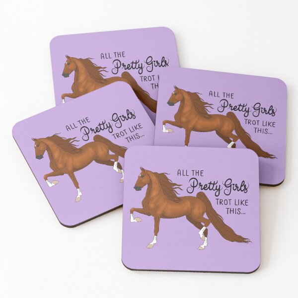 Item preview, Pretty Girls Trot Like This...Chestnut Saddlebred designed and sold by DappledMoon.