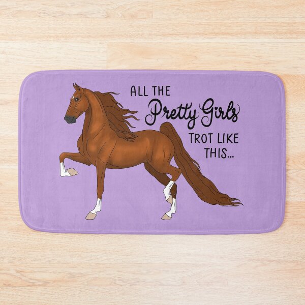 Item preview, Pretty Girls Trot Like This...Chestnut Saddlebred designed and sold by DappledMoon.