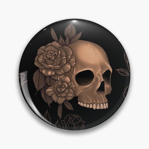 Item preview, Skulls and roses steampunk designed and sold by BlueMothShop.