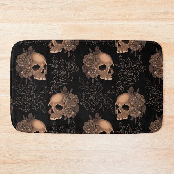 Item preview, Skulls and roses steampunk designed and sold by BlueMothShop.