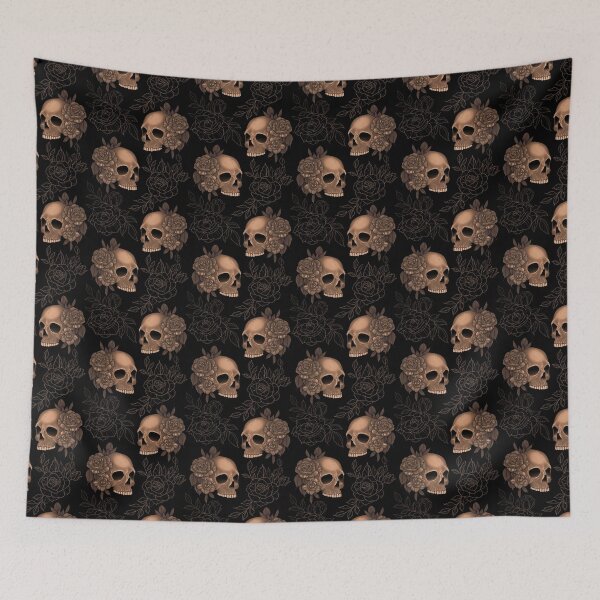Item preview, Skulls and roses steampunk designed and sold by BlueMothShop.