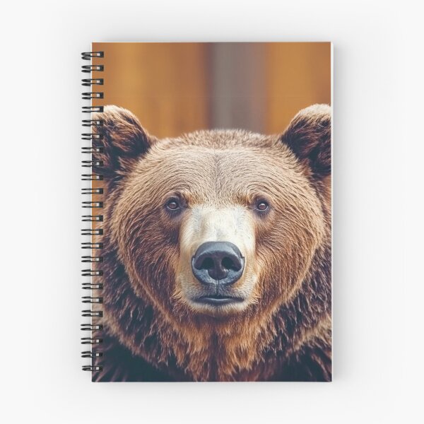 Item preview, Wild Brown Honey Bear Face Close-Up Print – Rustic Wildlife Art designed and sold by Bevenge.