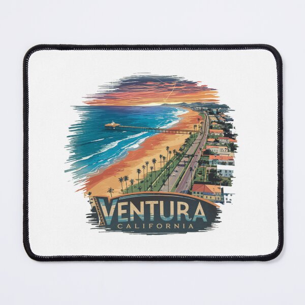 Item preview, Ventura, California - Retro Coastal Vibes designed and sold by CircinusStore.