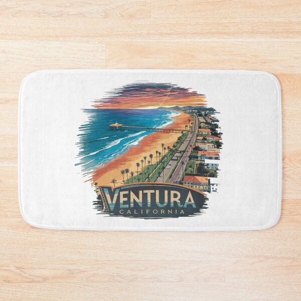 Item preview, Ventura, California - Retro Coastal Vibes designed and sold by CircinusStore.