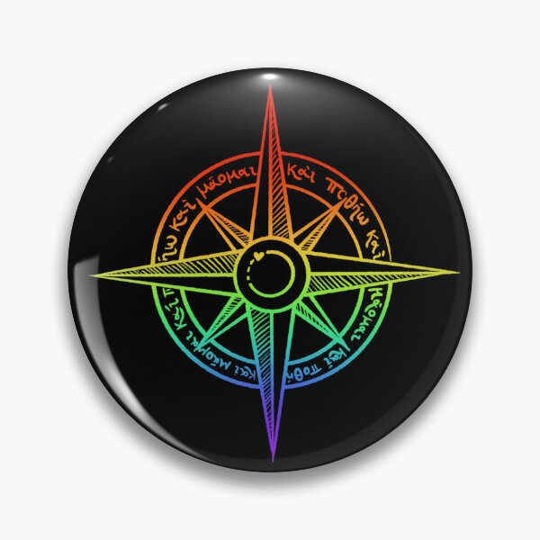 Artikelvorschau, Ich suche und ich sehne mich: Sappho Kompass Regenbogen entworfen und verkauft von TheDoodlemancer.