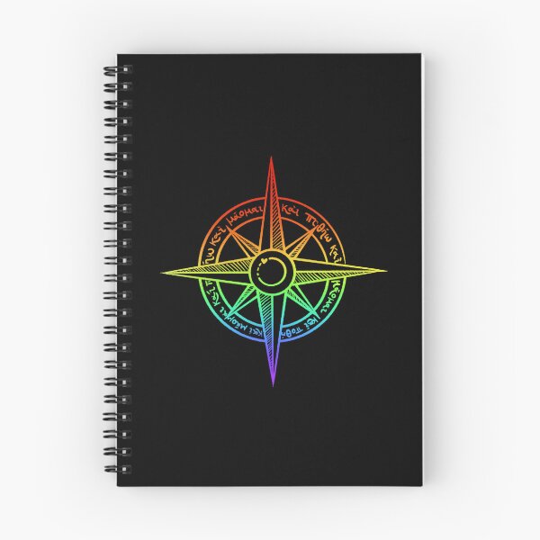 Item preview, I seek and I yearn: Sappho compass rainbow designed and sold by TheDoodlemancer.