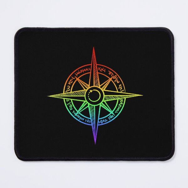 Item preview, I seek and I yearn: Sappho compass rainbow designed and sold by TheDoodlemancer.