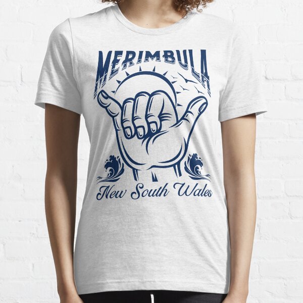 Item preview, Merimbula New South Wales Australia Shaka Surf- Navy Blue designed and sold by SurfingLocales.