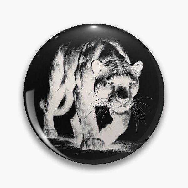 Item preview, Here Kitty Kitty - Panther in the Shadows designed and sold by FaeryNuff.
