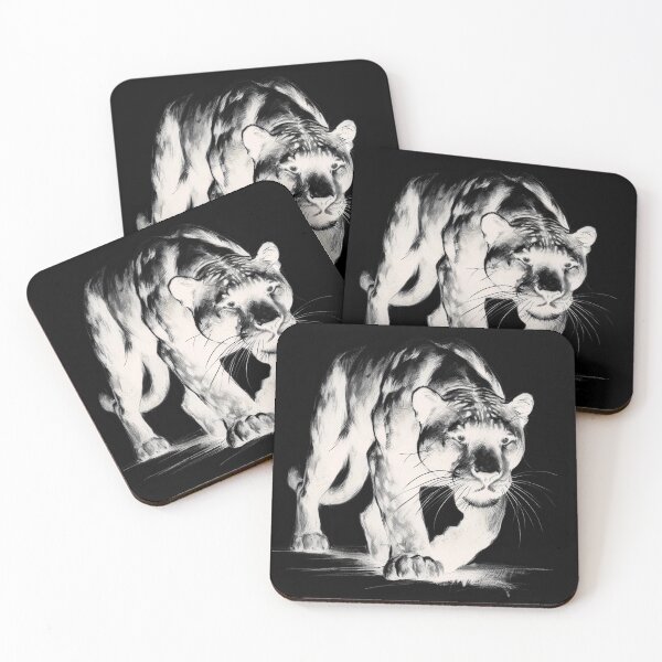 Item preview, Here Kitty Kitty - Panther in the Shadows designed and sold by FaeryNuff.