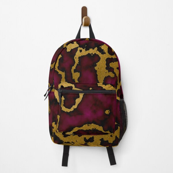 Item preview, Deep Royal Magenta and Gold Marble Texture Design designed and sold by amgraphics.