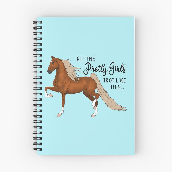 Item preview, Pretty Girls Trot Like This... Chestnut Saddlebred with Flaxen mane and tail. designed and sold by DappledMoon.