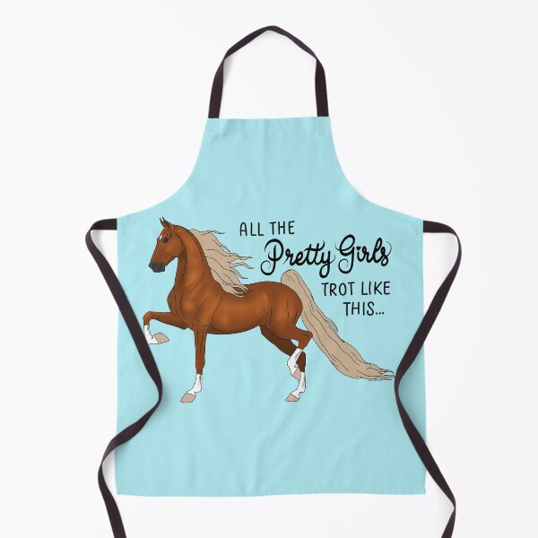 Item preview, Pretty Girls Trot Like This... Chestnut Saddlebred with Flaxen mane and tail. designed and sold by DappledMoon.