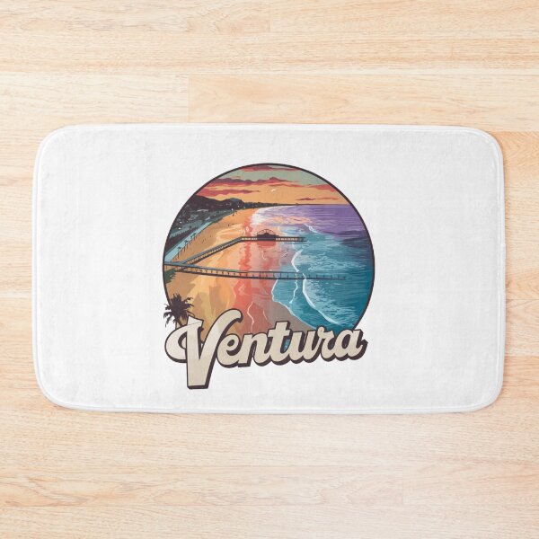 Item preview, Ventura, California - Sunset Bliss - Pier and Palm Trees designed and sold by CircinusStore.