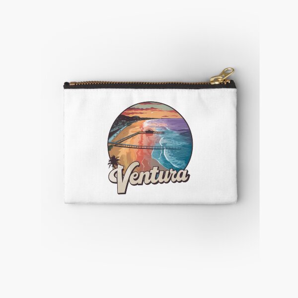 Item preview, Ventura, California - Sunset Bliss - Pier and Palm Trees designed and sold by CircinusStore.