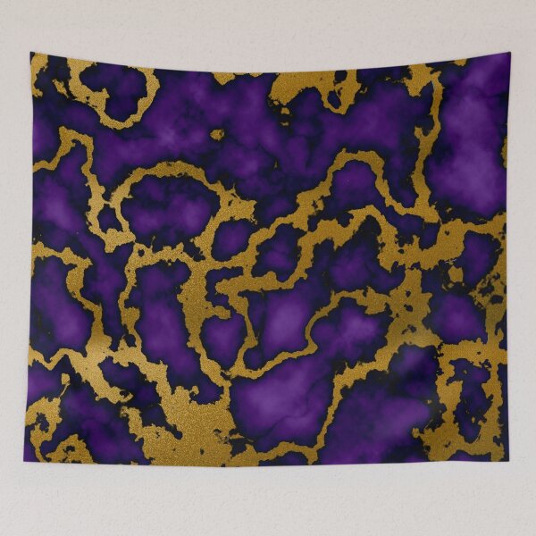 Item preview, Dark Purple and Gold Marble Texture Design designed and sold by amgraphics.