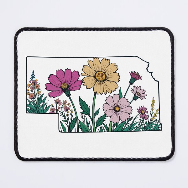 Item preview, Nebraska Flowers - Wild Flowers Nebraska designed and sold by JessArty ⭐⭐⭐⭐⭐.