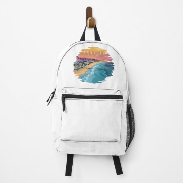 Item preview, Ventura, California - Coastal Sunset Bliss - Pier and Palm Trees designed and sold by CircinusStore.