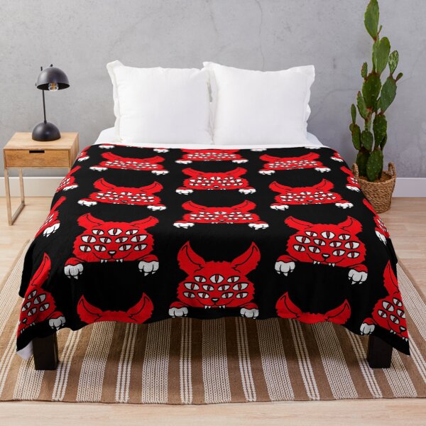 Item preview, Cat Demon Many Eyes Devil Hell Cool Evil Monster Comic Cartoon designed and sold by shirt-o-mat.