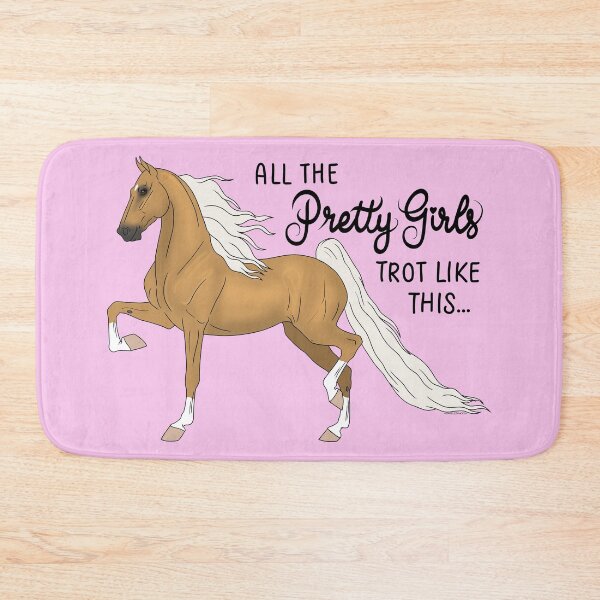 Item preview, Pretty Girls Trot Like This... Palomino Saddlebred designed and sold by DappledMoon.
