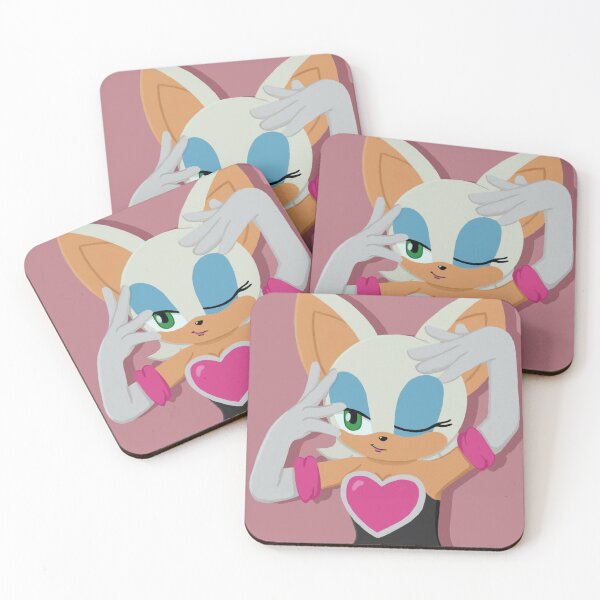 Item preview, Rouge The Bat (With Background) designed and sold by TheFandomFairy.