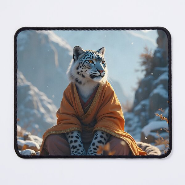 Item preview, Zen Snow Leopard- Nepal Himalayas designed and sold by ACuriousshoppe.