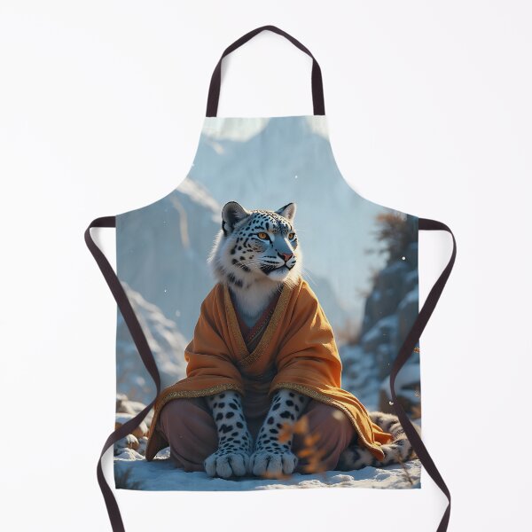 Item preview, Zen Snow Leopard- Nepal Himalayas designed and sold by ACuriousshoppe.