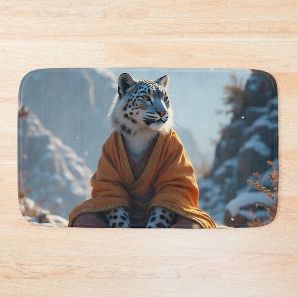 Item preview, Zen Snow Leopard- Nepal Himalayas designed and sold by ACuriousshoppe.