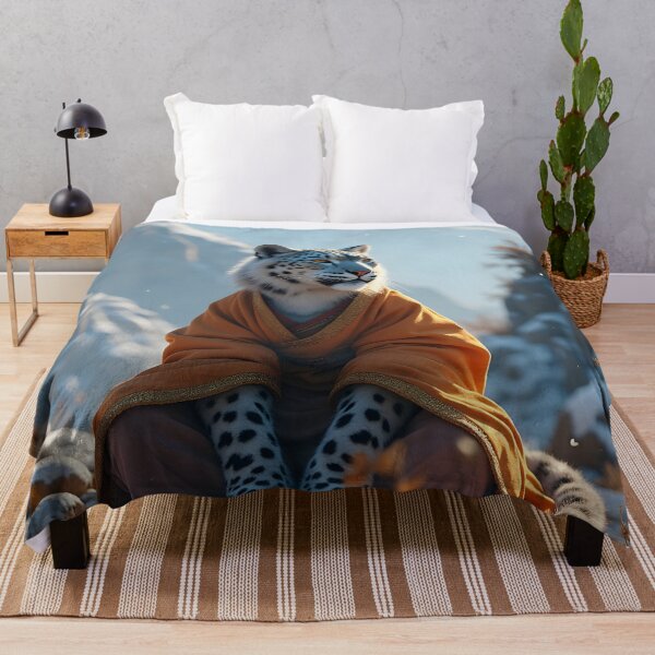 Item preview, Zen Snow Leopard- Nepal Himalayas designed and sold by ACuriousshoppe.