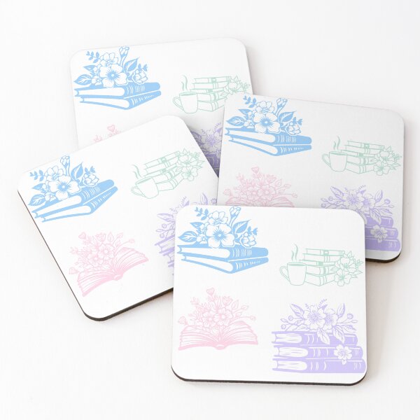 Item preview, pastel books with flowers pack designed and sold by jessaxlyn.