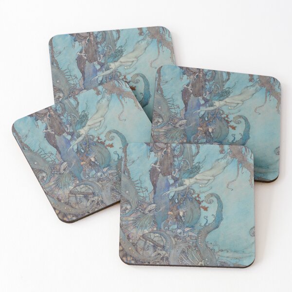 Item preview, The Little Mermaid - Edmund Dulac designed and sold by forgottenbeauty.