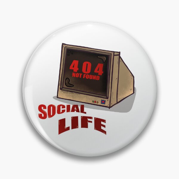 Item preview, Social Life not found 404  designed and sold by ForcePrint.