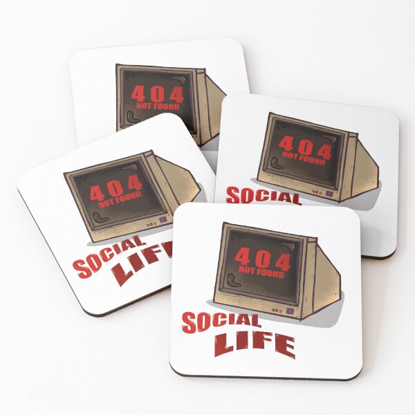 Item preview, Social Life not found 404 designed and sold by ForcePrint.