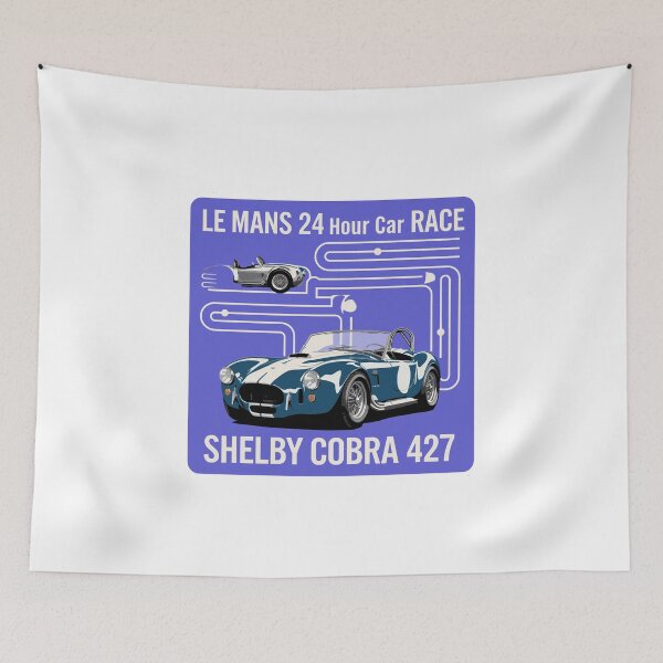 Item preview, Vintage Classic Car Shelby Cobra 427 Le Mans designed and sold by PrintCarClub.