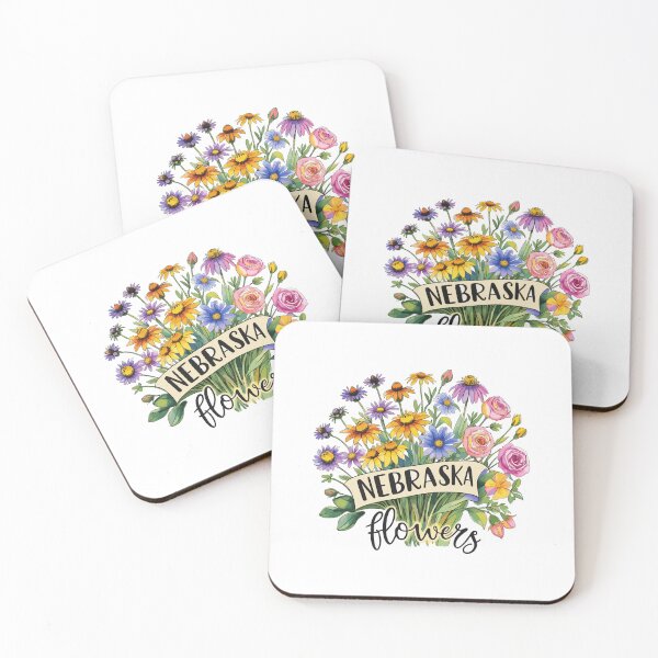 Item preview, Nebraska Flowers - Nebraska Wild Flowers Bloom designed and sold by JessArty ⭐⭐⭐⭐⭐.