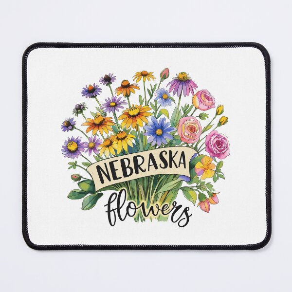 Item preview, Nebraska Flowers - Nebraska Wild Flowers Bloom designed and sold by JessArty ⭐⭐⭐⭐⭐.
