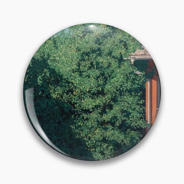 Item preview, Japanese Anime Girl Gazing From Balcony Amidst Lush Greenery designed and sold by regnumsaturni.