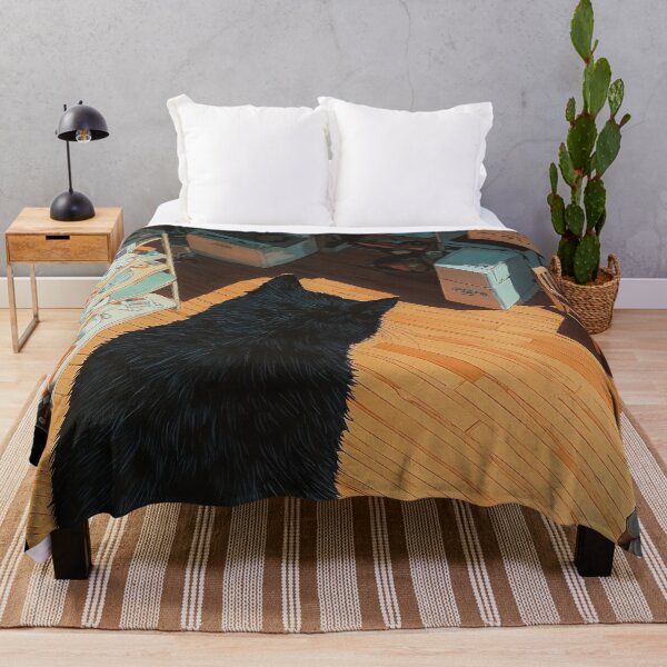 Item preview, Japanese Anime Cat Encounter in Cozy Apartment designed and sold by regnumsaturni.
